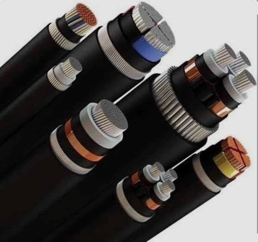 Aluminium aarmound cables